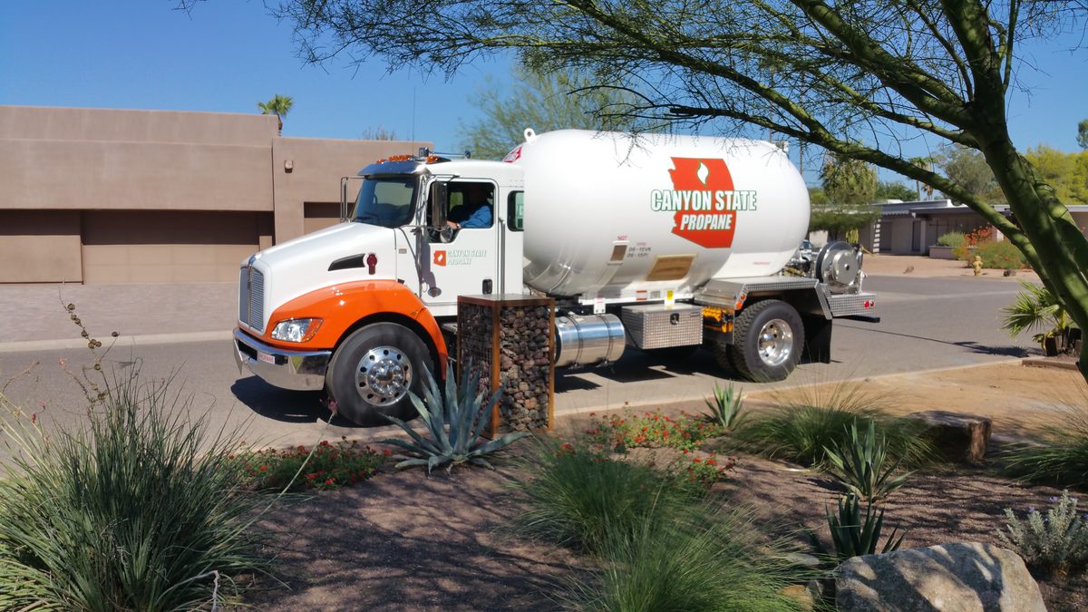 Canyon State Propane bobtail delivery truck