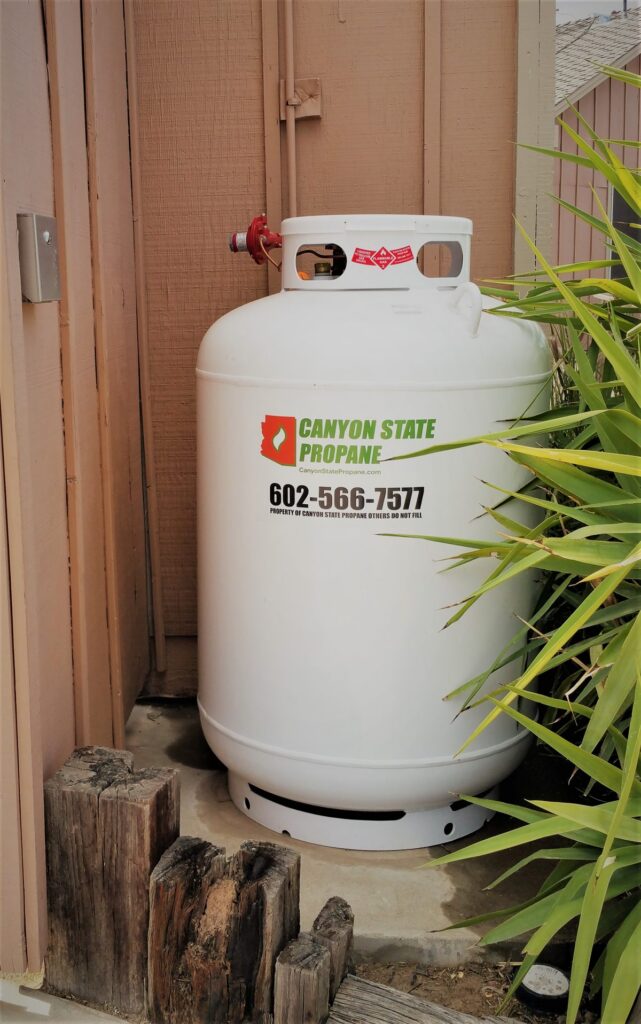 Propane tank installation in the Phoenix, AZ area
